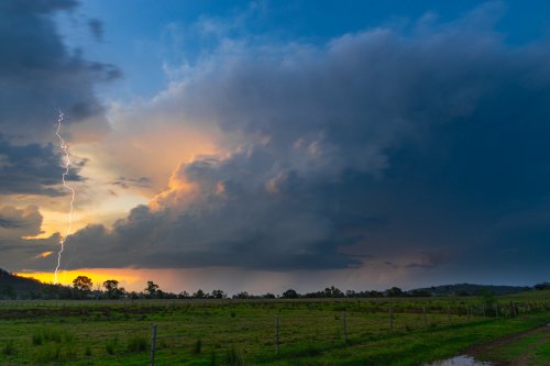 The Start of a Thunderstorm